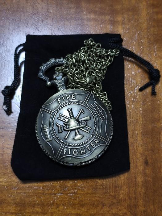 Relógio de Bolso Fire Fighter Bombeiro