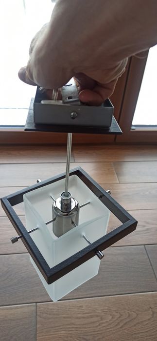 Lampa wisząca, regulowana wysokość - klosze szklane