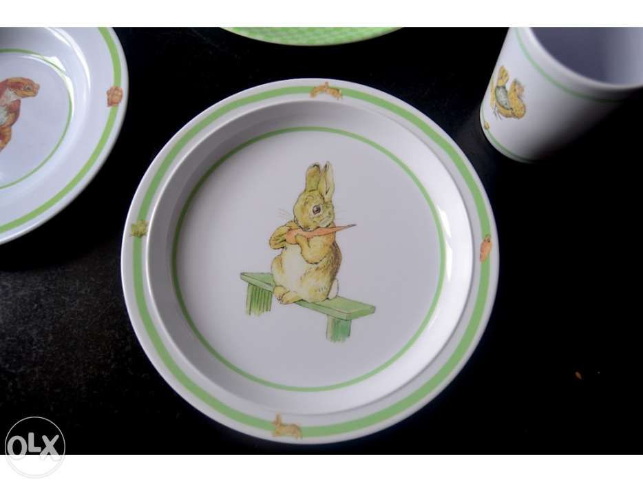 Louça para Pic-nic criança da Beatrix Potter