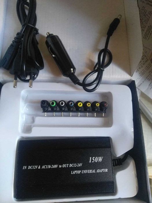 Блок Питания для ноутбука универсальный 150W  питание ~220 или =12 В