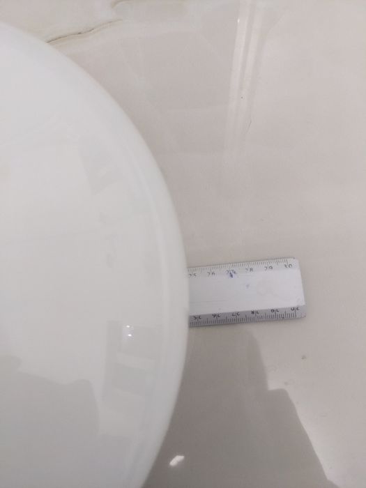 Старинный винтажный стеклянный плафон для настольной лампы