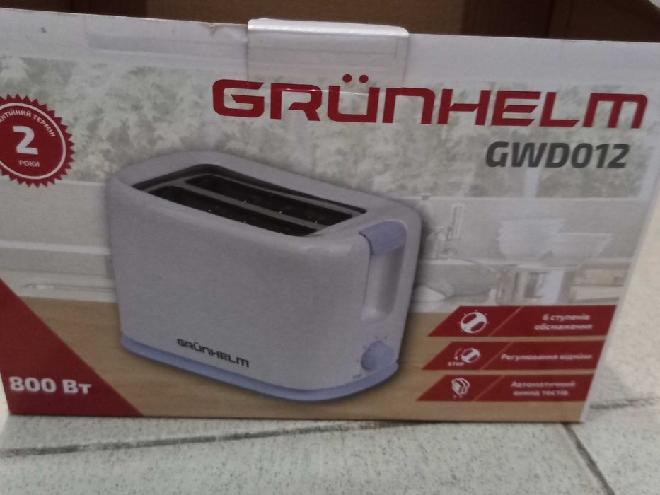 Тостер Grünhelm GWD012