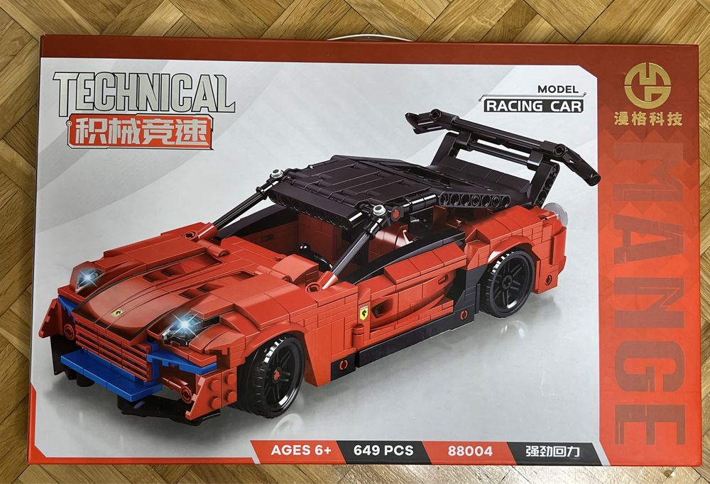 Klocki Technic al auto sportowe 649 elementów