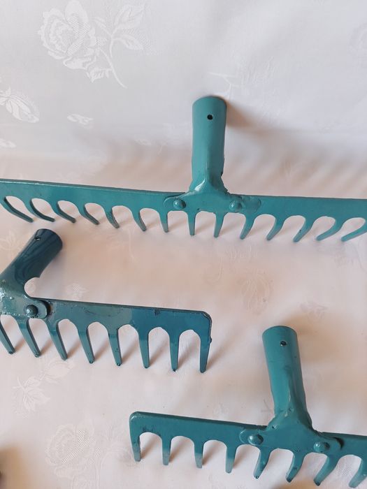 Grabie metalowe, 5 sztuk, do prac budowlanych i gospodarskich