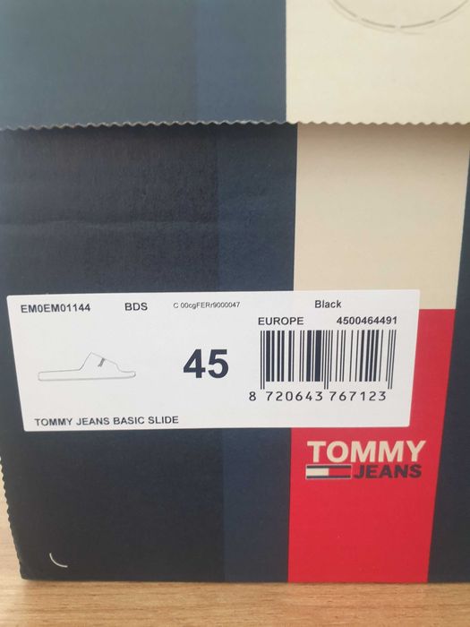 Klapki Tommy Hilfiger Jeans rozmiar 45
