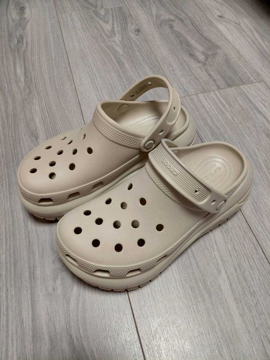 Женские Кроксы на платформе Сабо Crocs Mega Crush W8, W9 Оригінал США