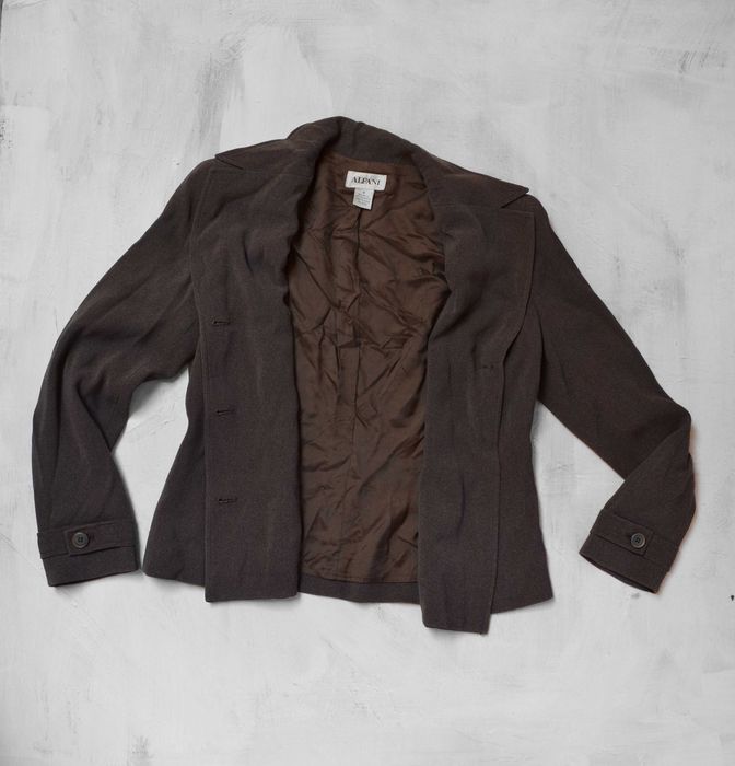 marynarka brązowa M 38 żakiet elegancki Alfani USA