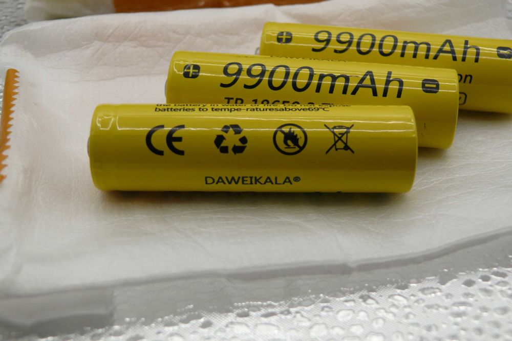 Baterias recarregáveis de íon-lítio 18650