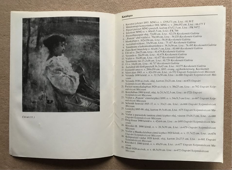 Художник Имре Ревес. Каталог