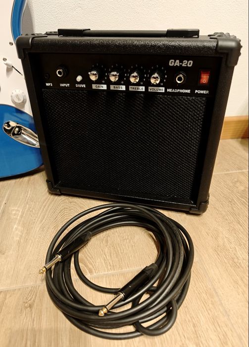 Gitara elektryczna Niebieska