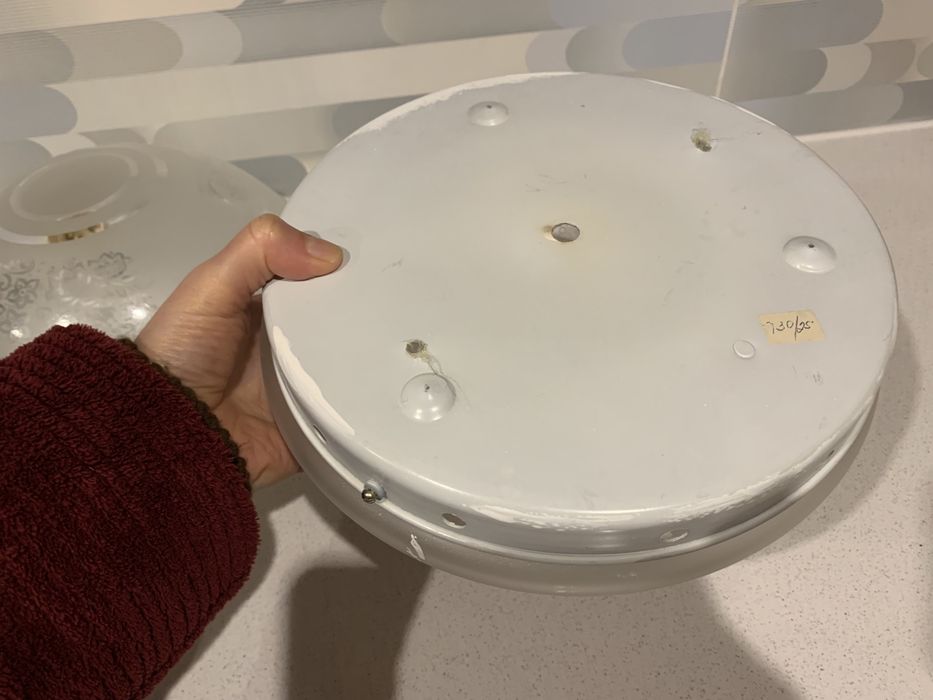 3 candeeiros de tecto vintage