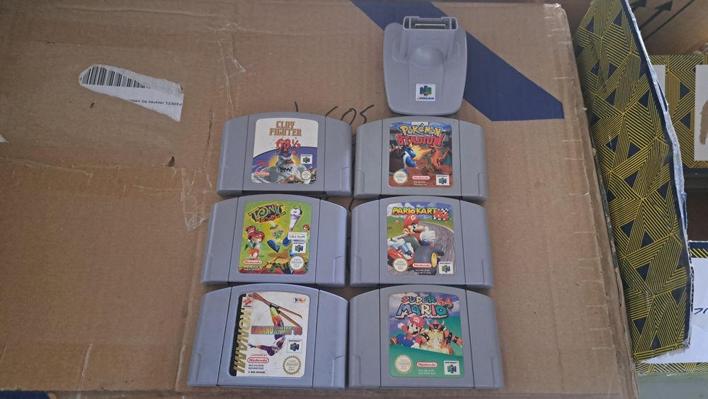 Nintendo 64 N64 Completa. Jogos 64 Mario Kart Consola retro