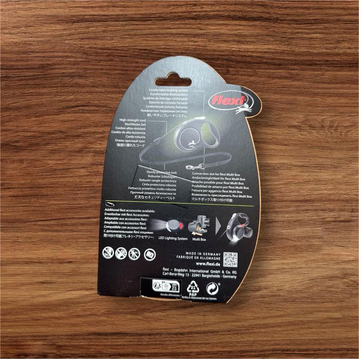 NOWA Flexi Smycz automatyczna rozmiar S 5m/12kg made in germany