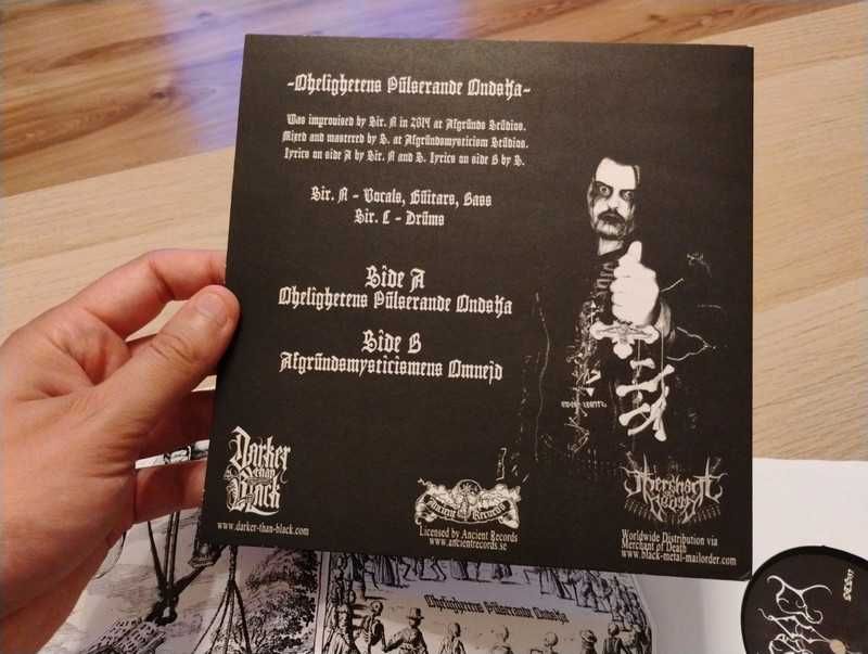 Grav - Ohelighetens Pulserande Ondska (7", EP, Ltd) Black Metal