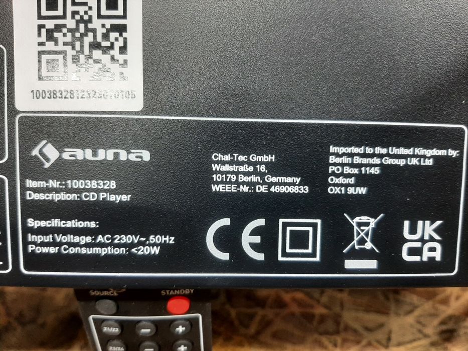 Auna CD-1000 DG CD-плеер USB MP3