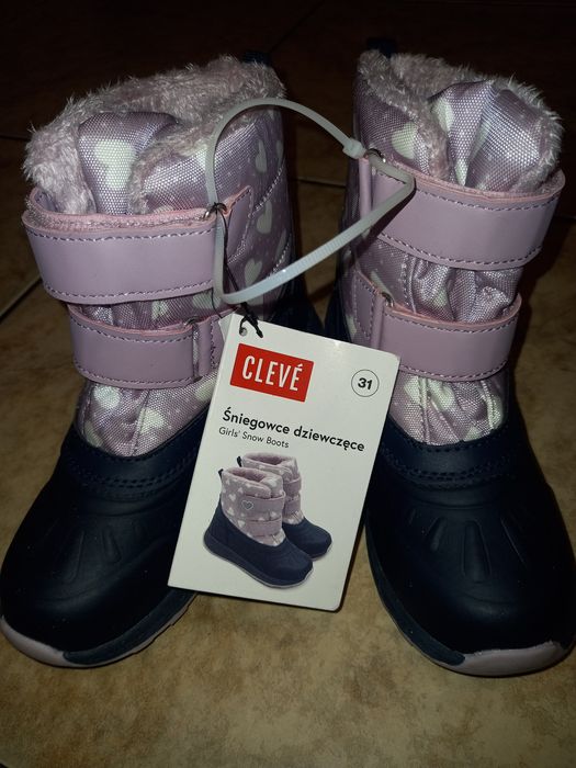 Śniegowce dziewczęce cleve r.31