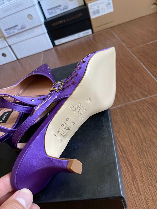 Pinko Szpilki/Sandały MENTA | z dodatkiem skóry 37