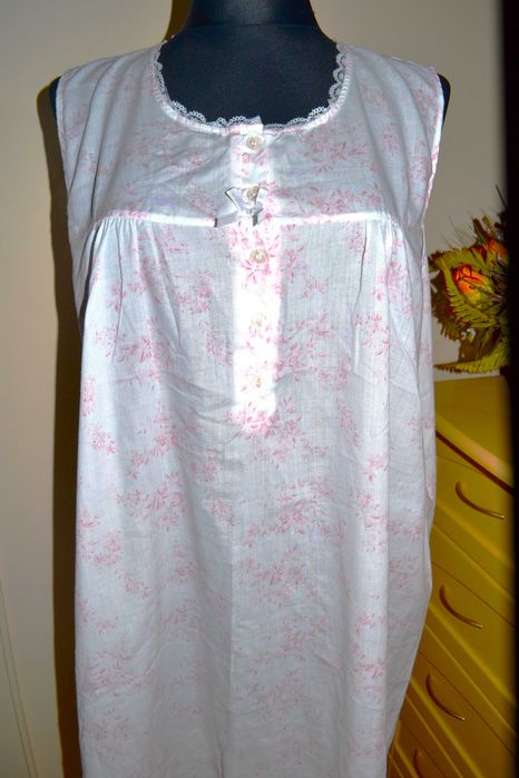 10^ marlon letnia koszula nocna płócienna podomka 52/54