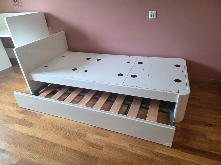 Cama Trama individual 90x200 + cama gaveta