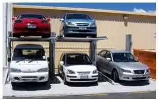 Двухуровневая парковка Katopark Opti lift, Idea lift, Major lift