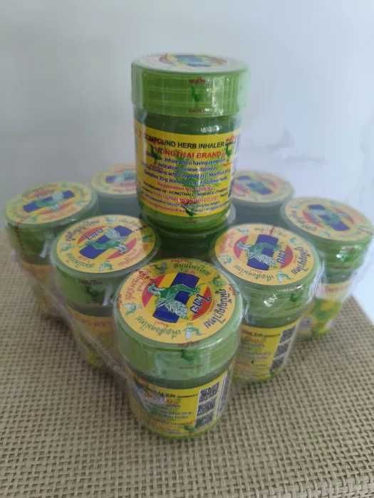 Tajski inhalator olejkowy 4 szt. Hong Thai i Bamrungjit PREMIUM