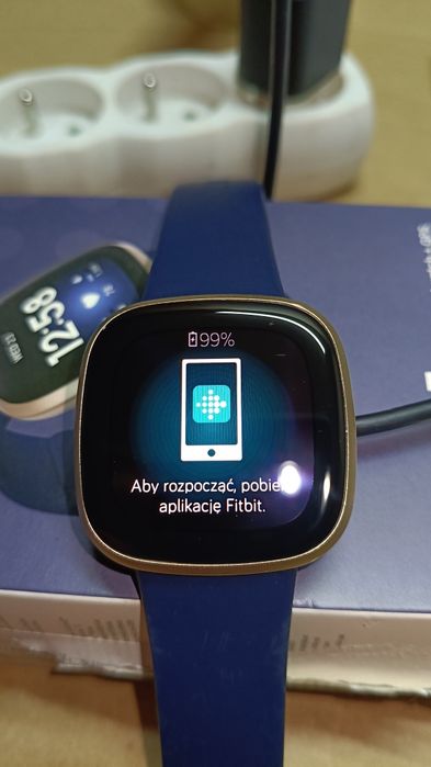 Fitbit Versa3 smartwatch zdrowia & aktywności fizycznej z GPS