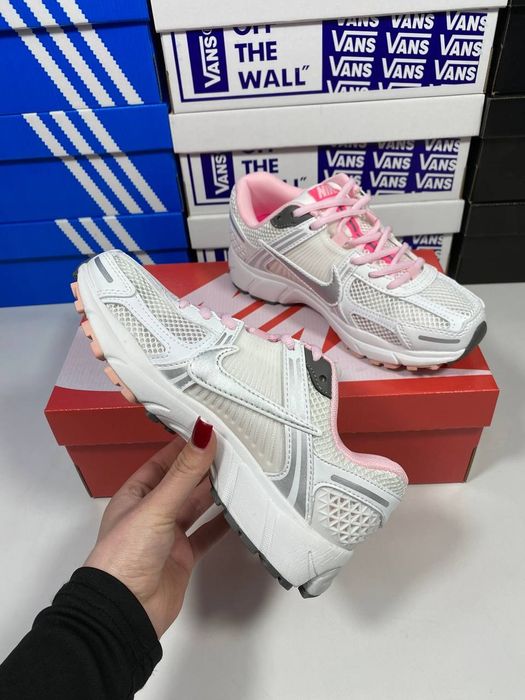 Nike Vomero 5 white pink / женские кроссовки / кросівки найк 38 39 40