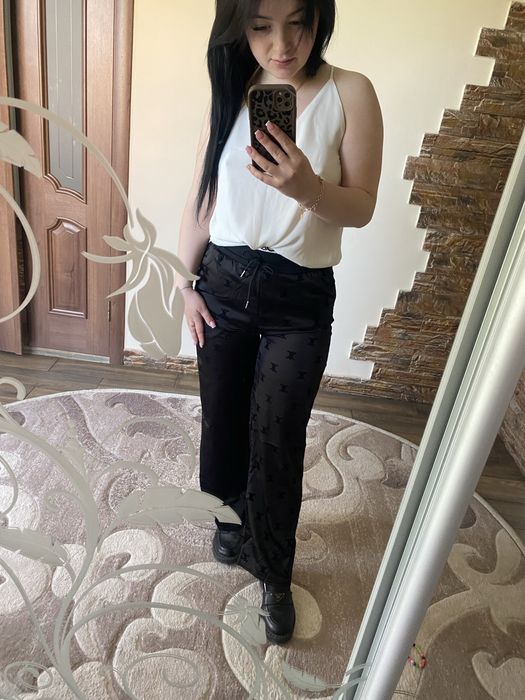 Штани атласні celine селін