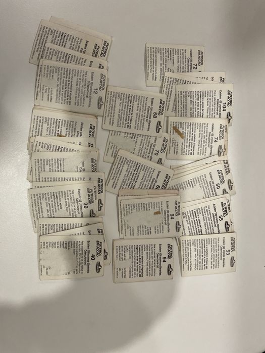 Cromos Futebol em Ação Longa Vida
