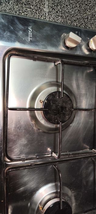 Placa gás Teka Inox como nova