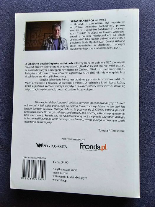 Sebastian Reńca - Z cienia - z autografem autora!