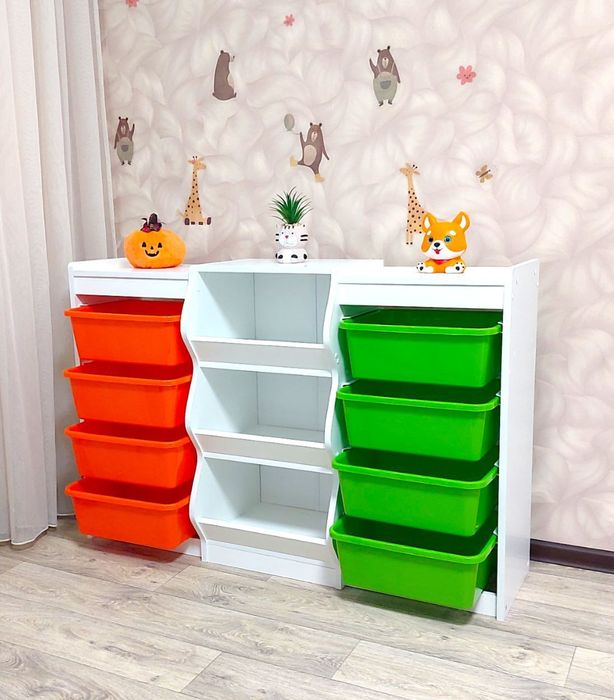 ‼️Для ІГРАШОК‼️ Стелаж для іграшок Полиця Комод органайзер для іграшок