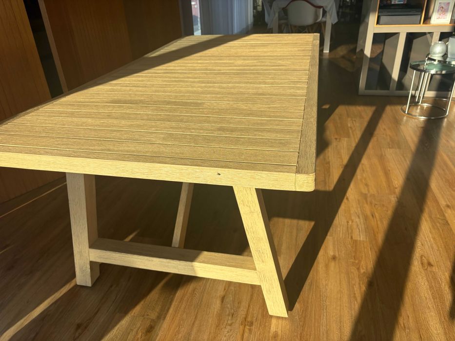 Mesa de jantar retangular 200x100 cm