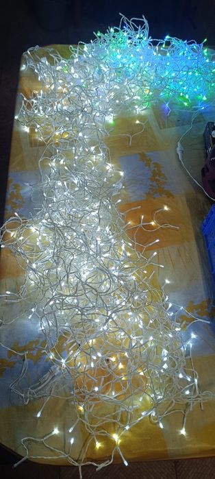Conjunto de luzes de natal led, muitos conjuntos