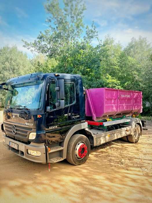 Wynajem kontenera wywóz gruzu śmieci odpady kontener big bag