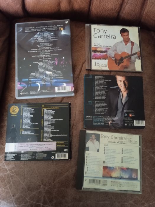 CD e DVD de Tony Carreira
