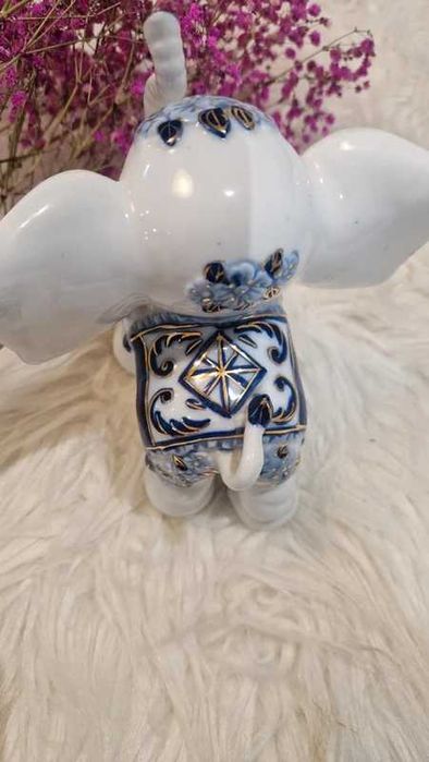 Figurka słoń porcelanowy