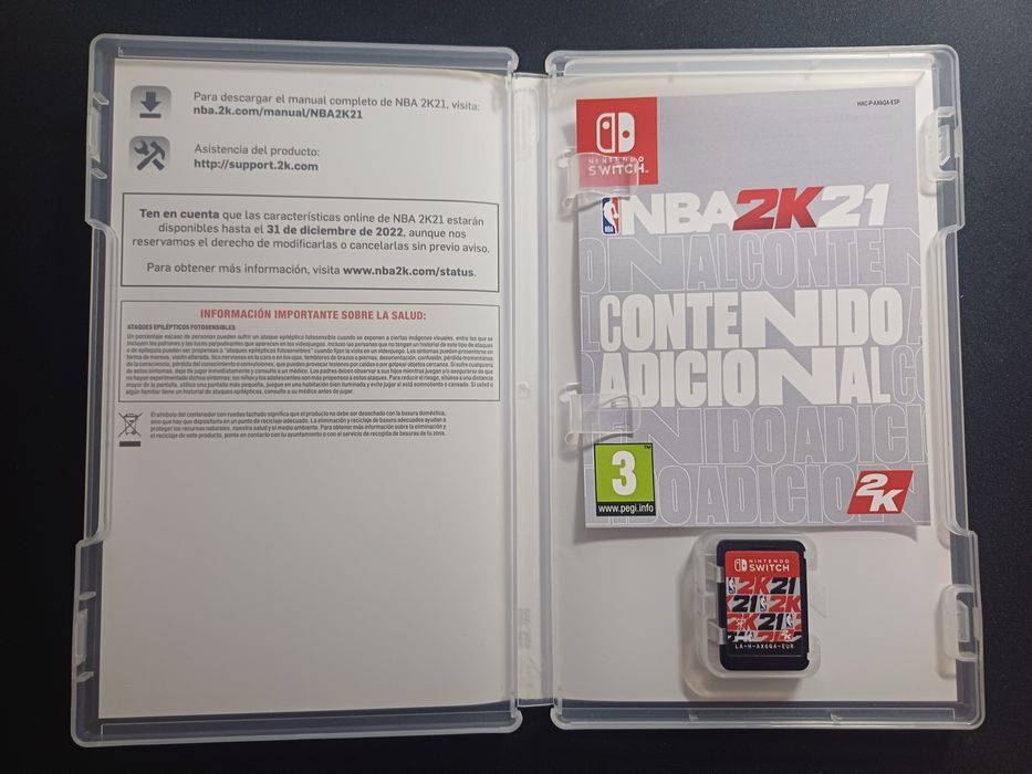 Gra NBA 2021 Nintendo Switch