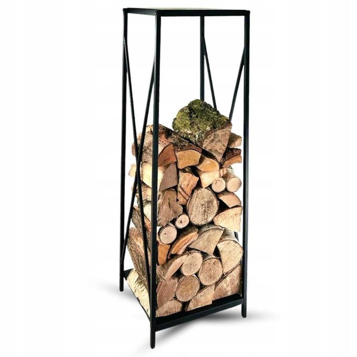 Stojak regał na drzewo kominkowe