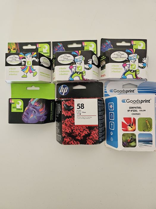 Tinteiros, nunca foram usados.