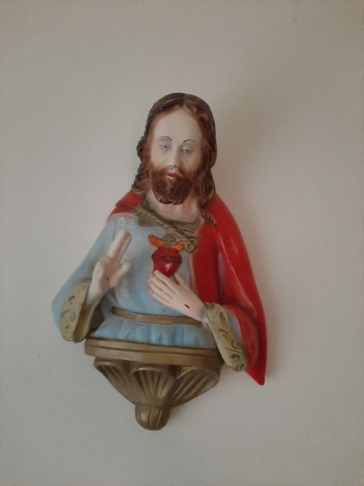 Imagem de pedra de jesus cristo