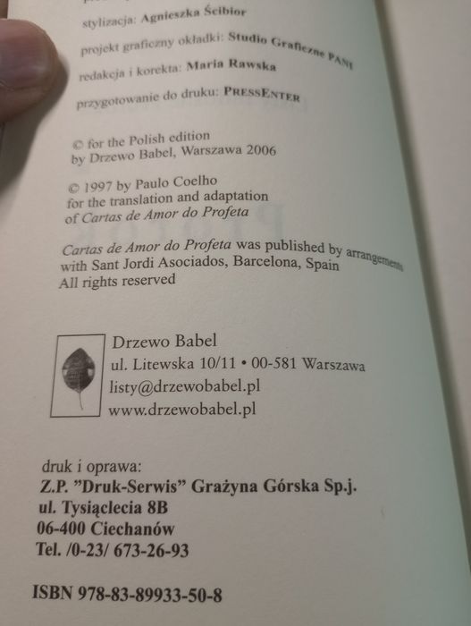 Listy Proroka. Paulo Coelho/Prorok. Khalil Gibran