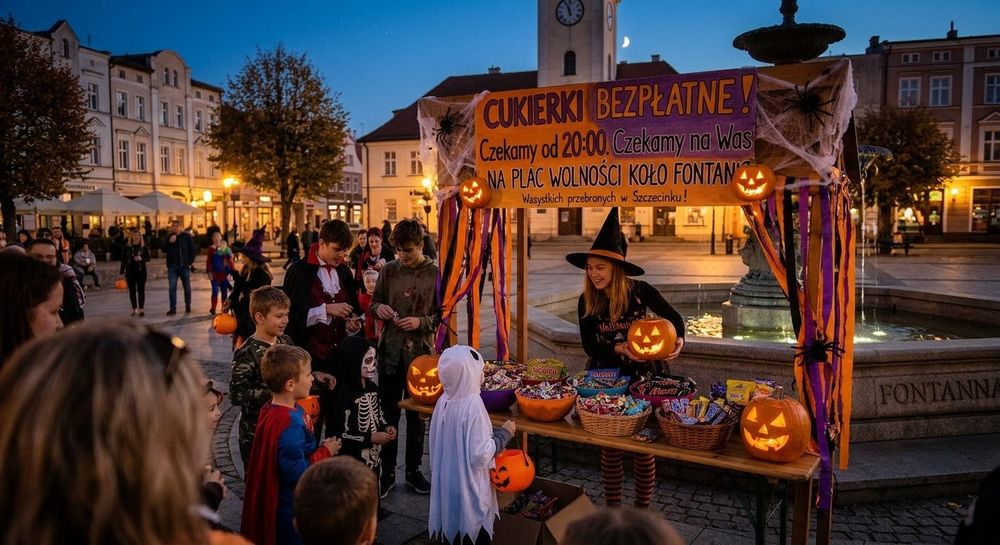 Cukierki za darmo Halloween