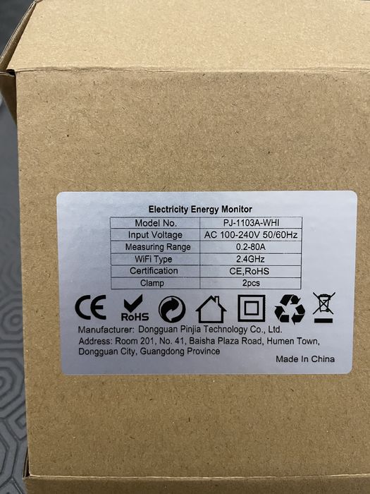 Medidor de energia 1/2 canais