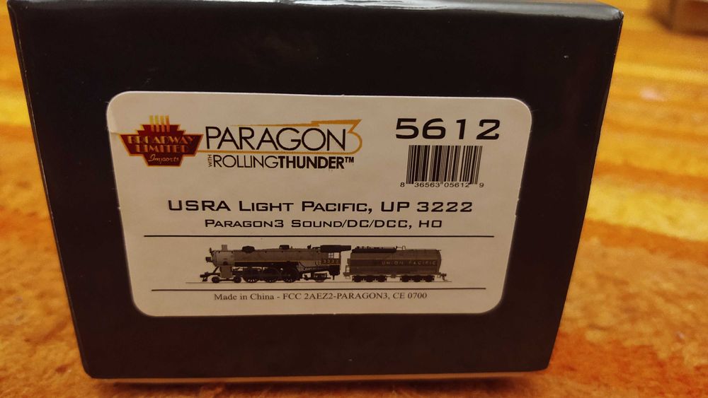 Lokomotywa parowóz Light Pacific USRA UP H0 sound DCC Broadway Limited