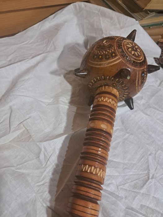 Булава,  Сувенир, резьба, дерево,  символ,  декор,  красивый