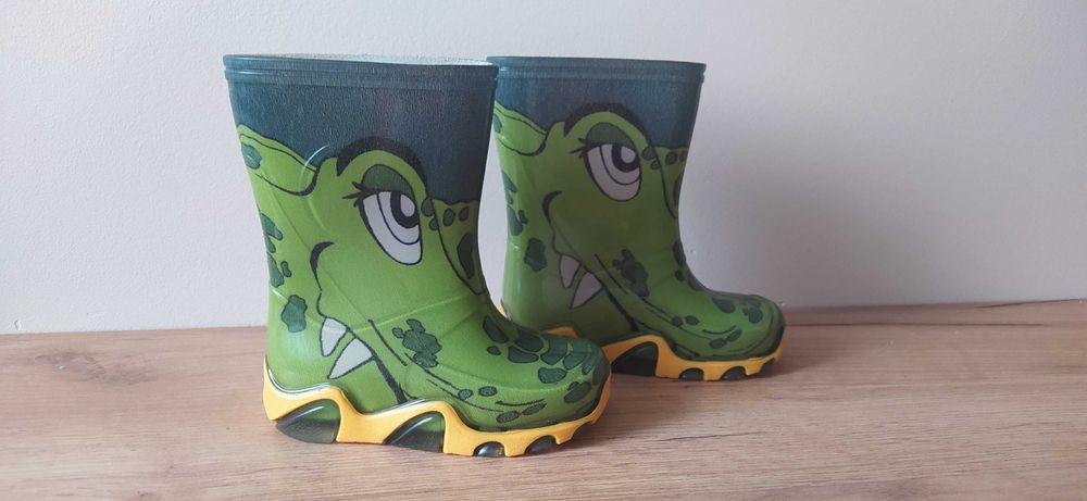 Kalosze dziecięce rozm. 20/21 Krokodyl Dinozaur DEMAR