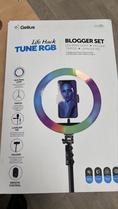 Кільцева лампа gelius gp-bs003