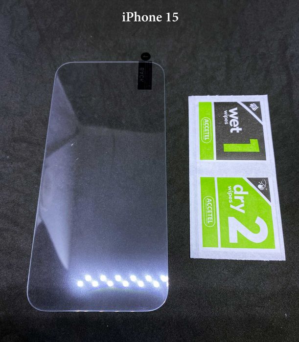 Tempered Glass Screen Protector for iPhone 15 / 15 Plus / 15 Pro / 15 Pro Max64730212221058121