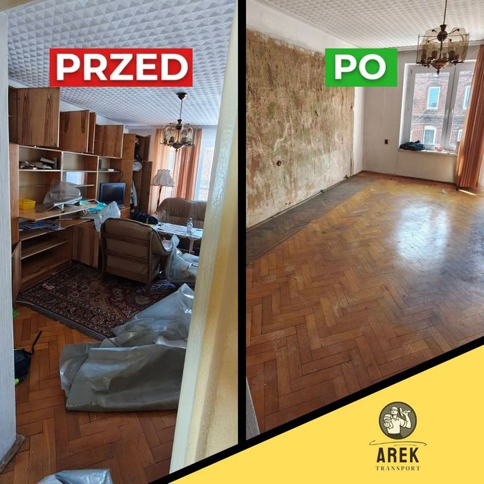 Opróżnianie mieszkań, domów, piwnic i garaży Mikołów – wywóz mebli, gruzu i gabarytów. Darmowa wycena